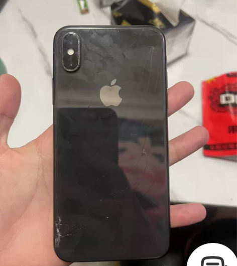 iPhonex 64g 美版黑解 后盖碎了...