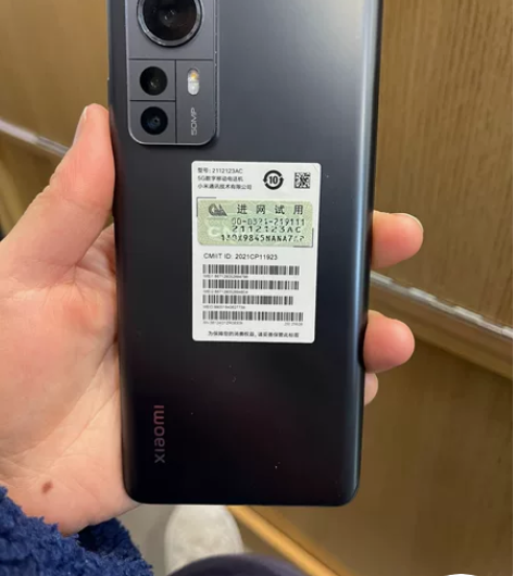 小米12X黑5G手机，黄金手感6.28寸视...