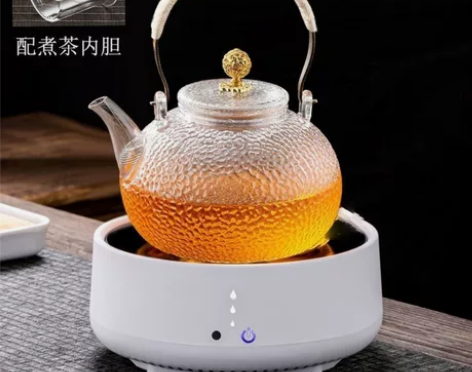 全新 茶馆不开了，处理!耐高温锤纹玻璃煮茶...