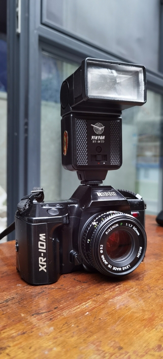 日本产理光XR-10M单反相机，含遥控器，...
