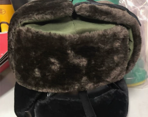 棉帽子雷锋帽绿色加绒保暖防寒冬季一个包邮非...