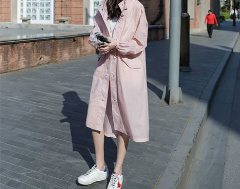 ?2020新款夏季防晒衣女中长款超薄收腰户...