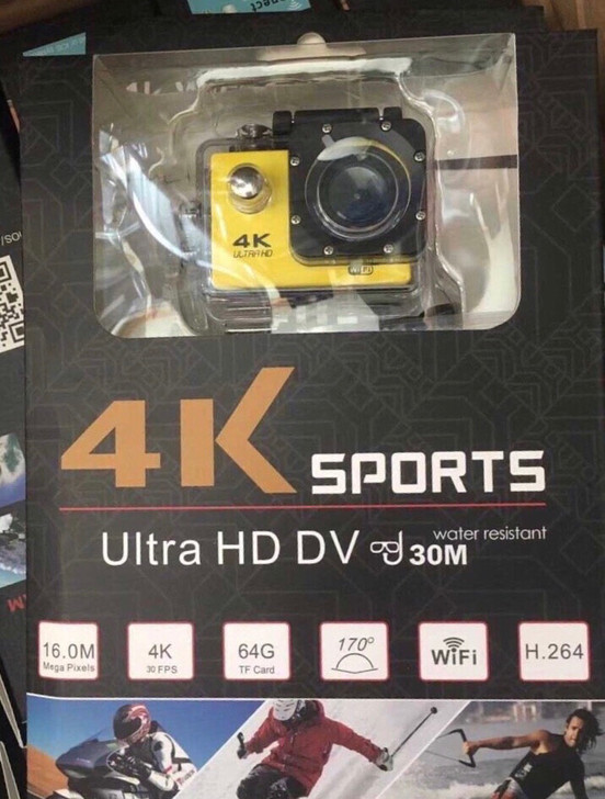 清库存4K带WIFI高清运动相机防水潜水摄...