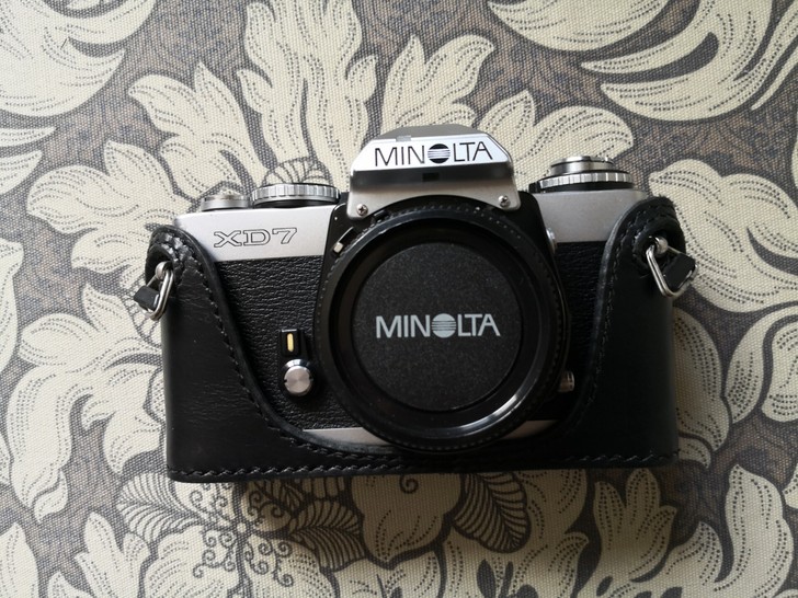 美能达大字版银色XD7机身，正常使用磨损痕...