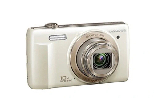 奥林巴斯D755，奶白色的，1600万像素...