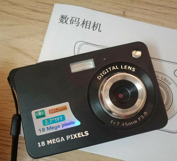 CCD复古数码相机1800万像素卡片机18...