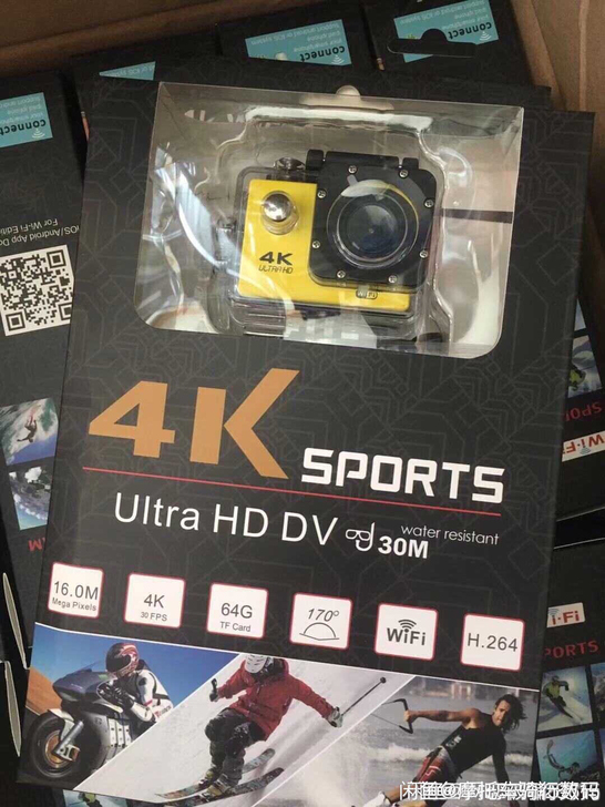 清库存山狗4K带WIFI高清运动相机防水潜...