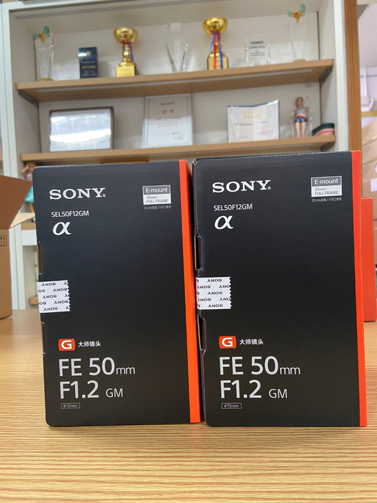 现货索尼50mm f1.2mg，G大师镜头...