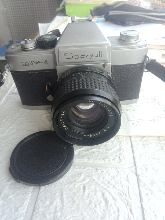 海鸥DF胶卷老相机,相机品相一般,没有磕碰...