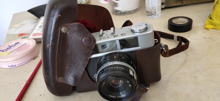 海欧古旧照相机、不知用不用得、因不会玩、皮...