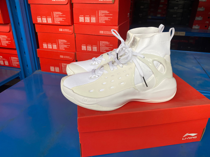 李宁音速6高帮篮球鞋43.5码男鞋内长27...