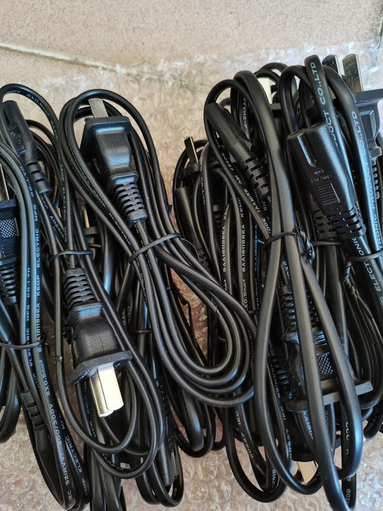 全新数码相机充电器电源线 美标八字尾两孔8...