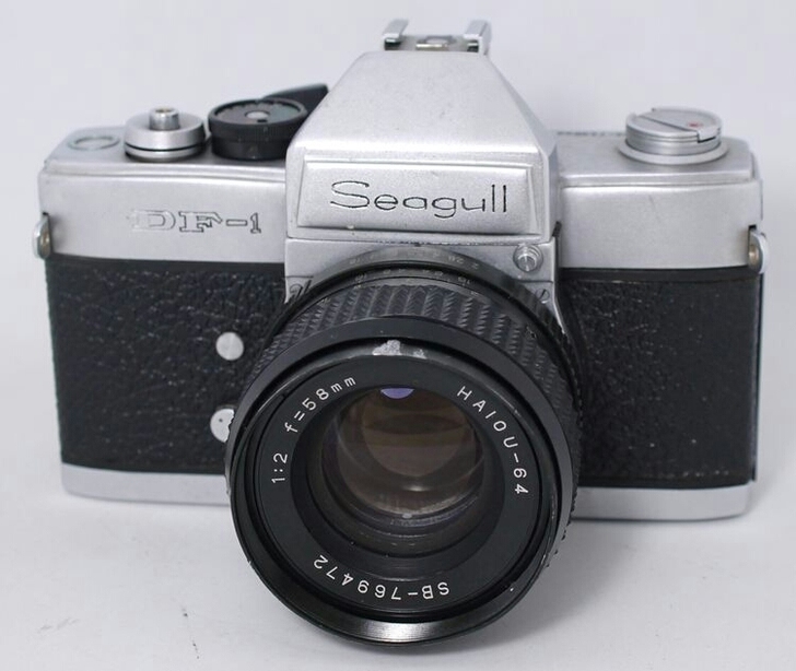 海鸥 DF-1 经典国产纯机械胶卷单反相机...