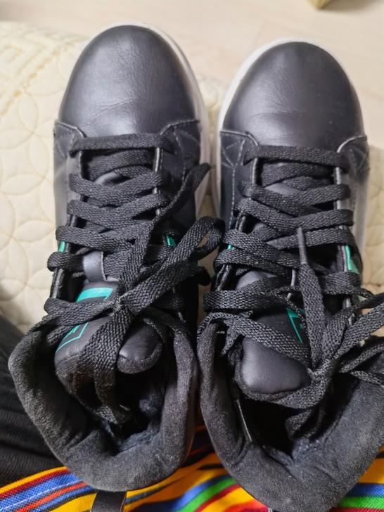 二手闲置专柜正品ANTA安踏棉高帮运动鞋3...