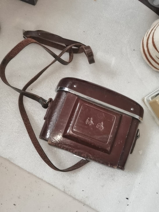 原皮套！老，海鸥，203相机，未试过机，好...