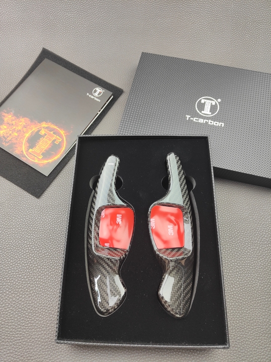 大众高尔夫8高8碳纤维方向盘拨片 19至2...