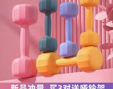 【狂欢价】朗威哑铃女士健身家用器材儿童男士...