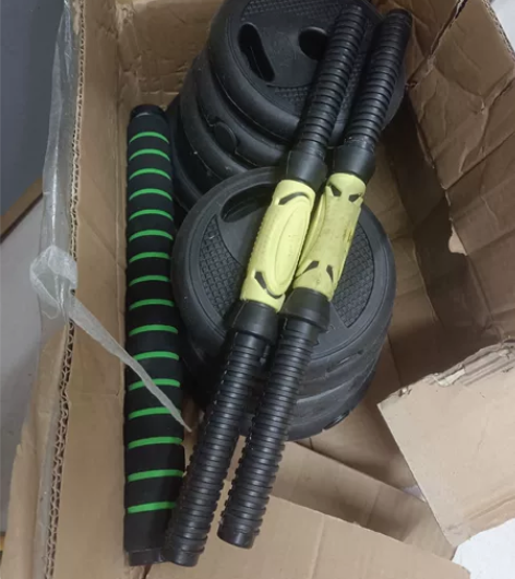 品健哑铃，20kg的，一副直杆。闲置想要的...
