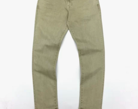 ?SLIM高弹力休闲裤男修身小脚全棉纱卡阿...