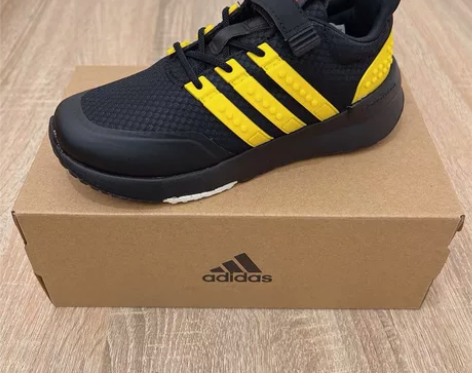 阿迪达斯童鞋正品乐高男大童轻便魔术贴运动鞋...