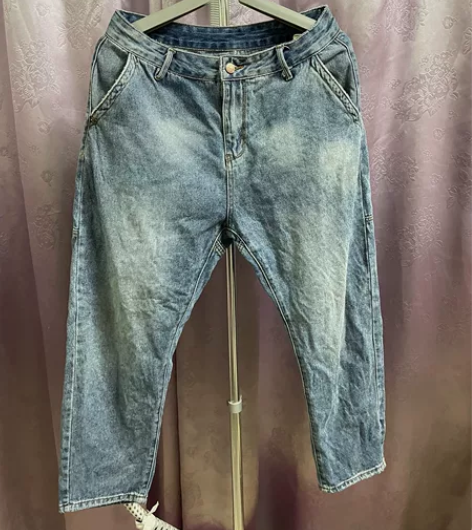 男装牛仔裤 破洞 工装裤 短裤 价格私聊 ...