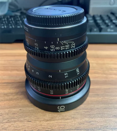 美科16/T2.2镜头 美科16mm/T2...