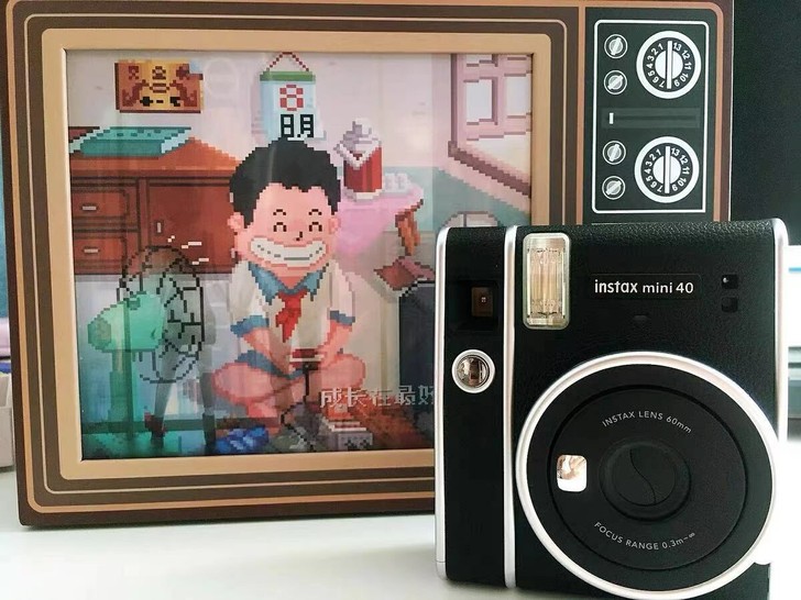 全新富士mini40拍立得礼盒套装 一次成...