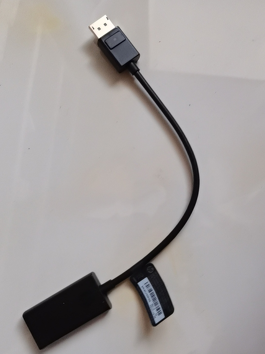 惠普原装全新密封盒装 DP转HDMI转接线...