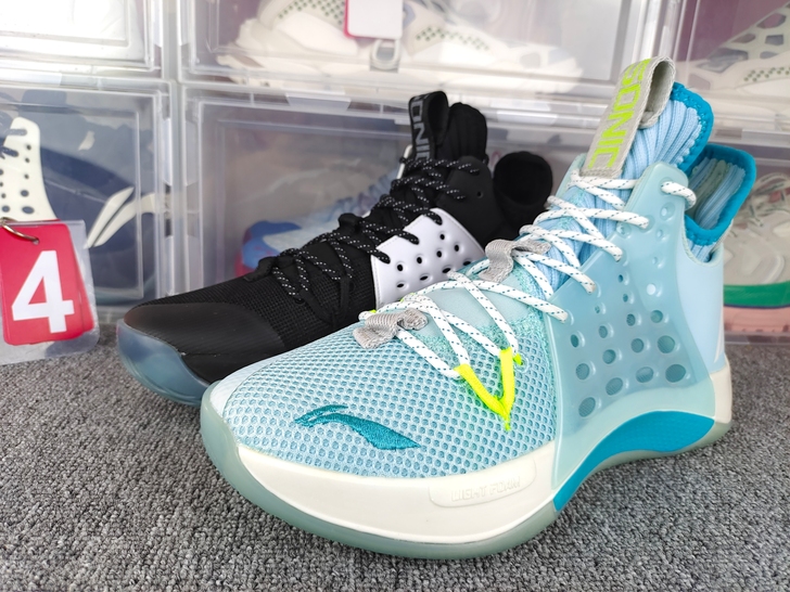 李宁音速7鸳鸯40码篮球鞋实战