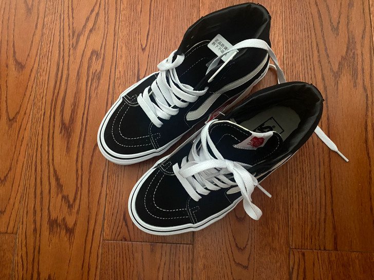 Vans高帮买了没穿过