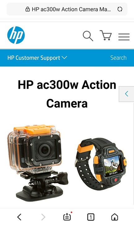 惠普ac300w运动相机，媲美gopro
