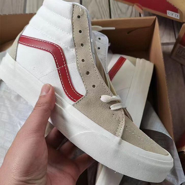Vans经典款sk8系列  麂皮拼接材质 ...