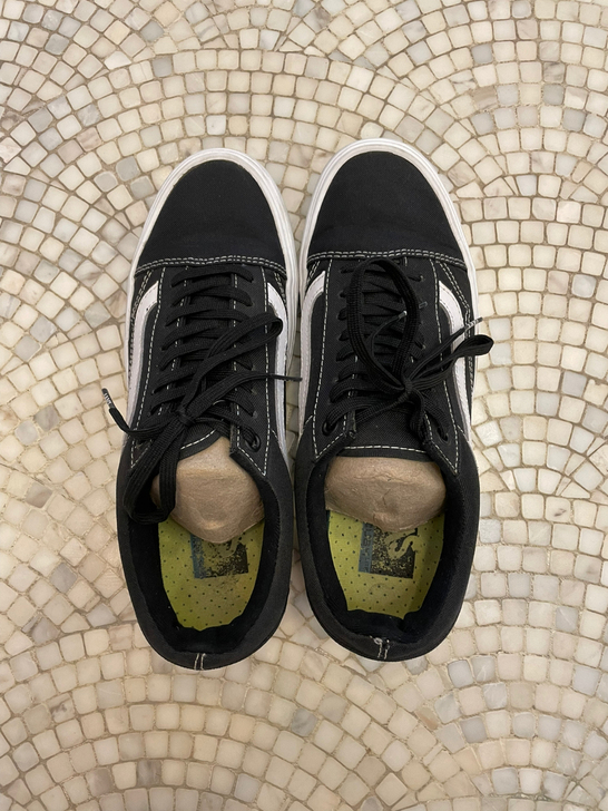 Vans 黑白潮流 低帮潮板鞋 经典款 男...