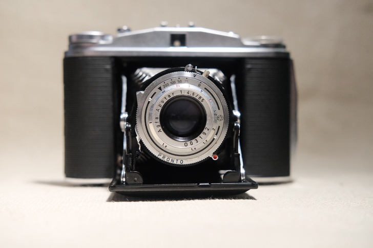 爱克发 agfa  85/4.5折叠皮腔机