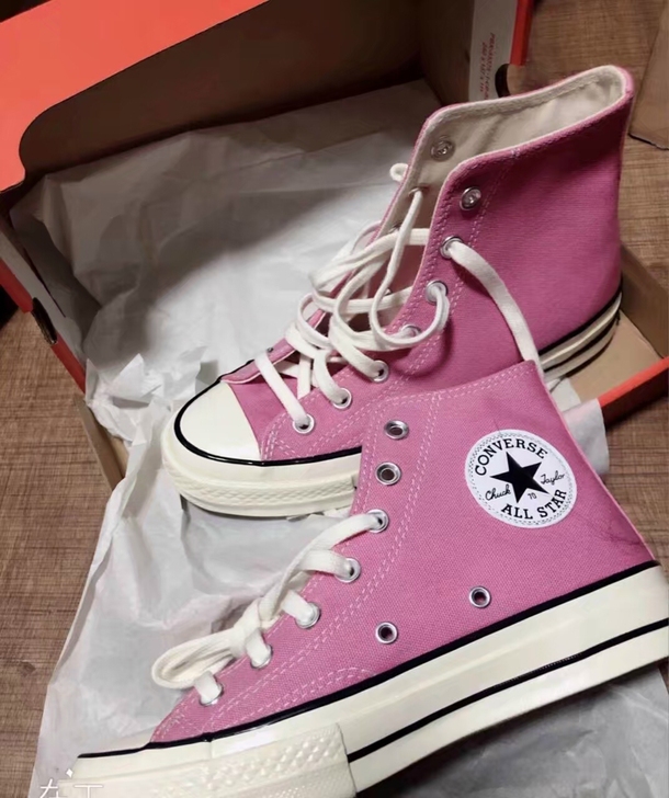 1970s匡威粉色高帮全新 清货啦 清货清...