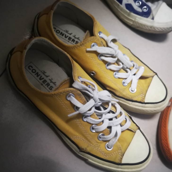 匡威1970s低帮黄色，37.5码，保真，...