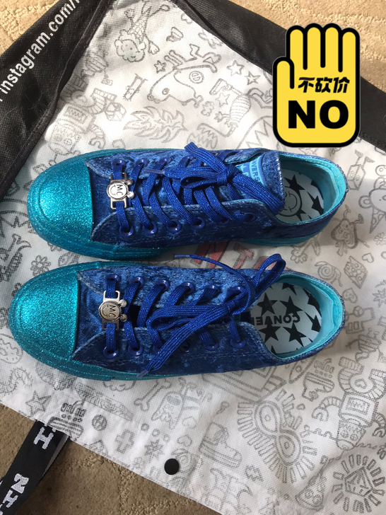 匡威 麦莉 mc联名 厚底帆布鞋