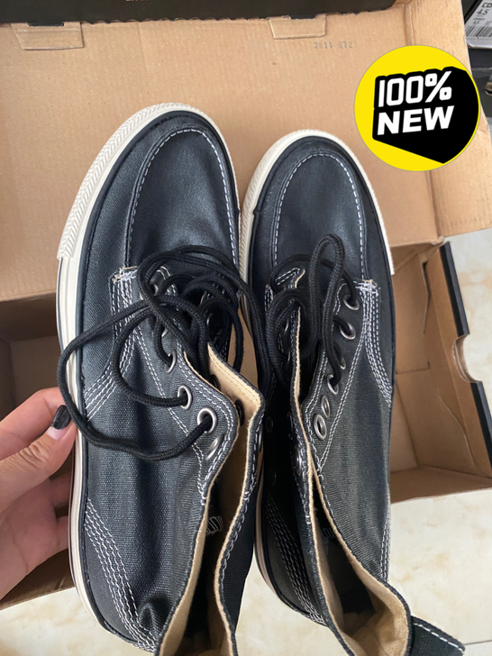 全新正品匡威 蜡感帆布鞋 防水