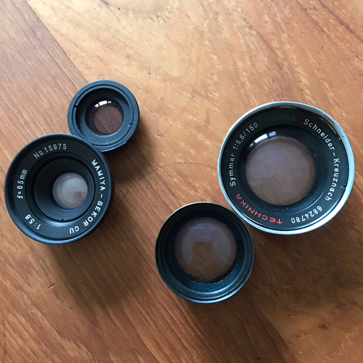 两组镜组 玛米亚65 1:5.6 适用于0...