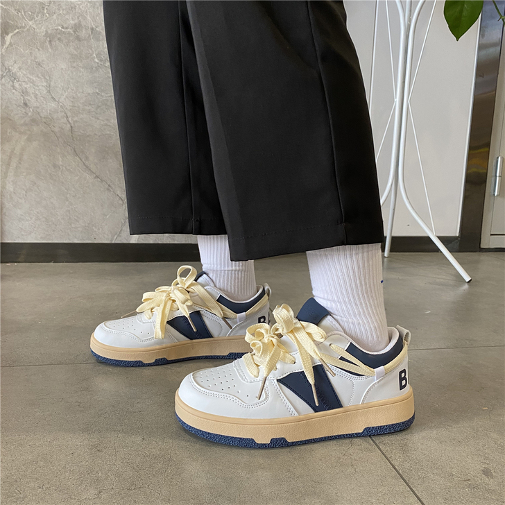 港风男鞋国潮德训鞋ins超火百搭板鞋学生小...