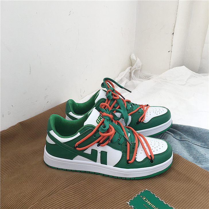 易少年 2021夏季新款百搭双鞋带ins复...