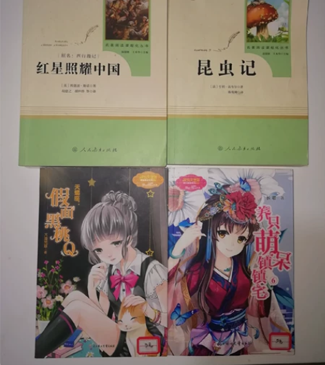 中小学必读书两本,小说两本。 感兴趣的话点...