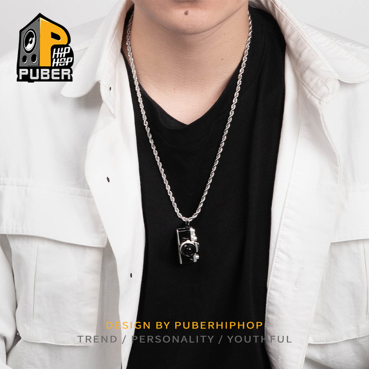 PUBER 早春款小众设计单反相机潮男女项...