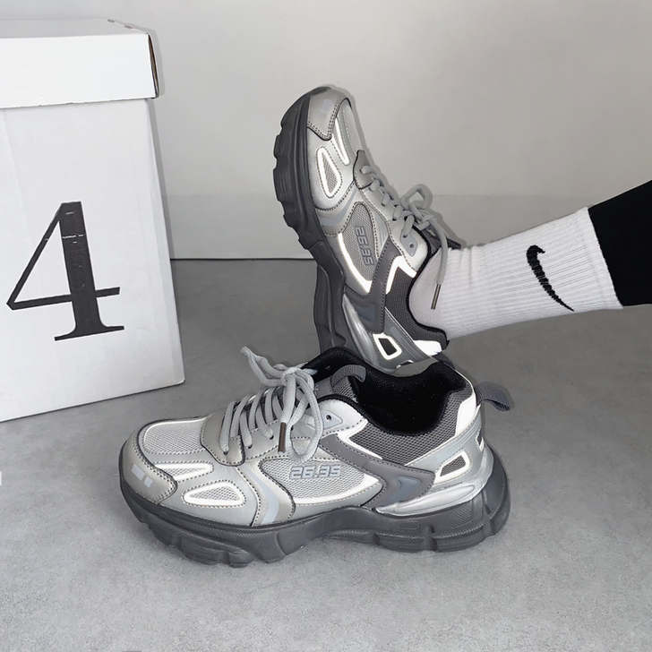 韩国复古老爹鞋ins超火的ulzzang学...