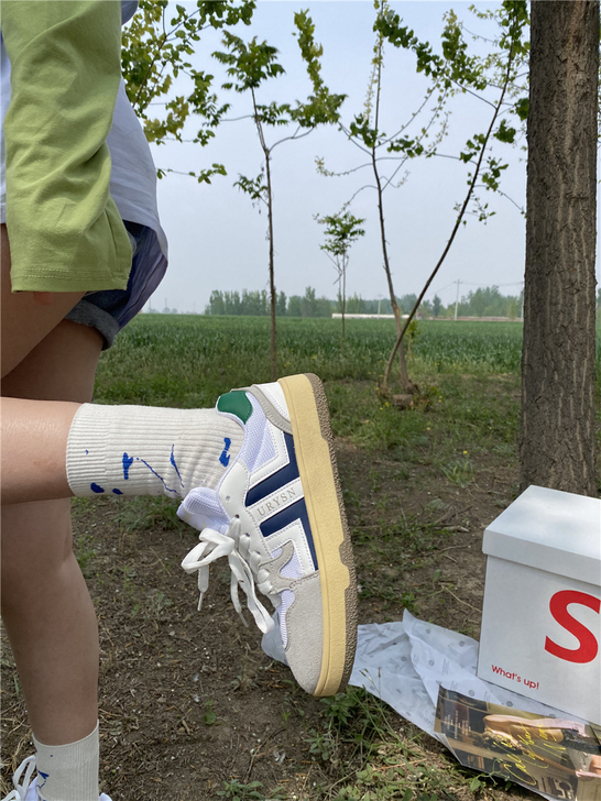 易少年 德训鞋女ins超火百搭复古板鞋20...