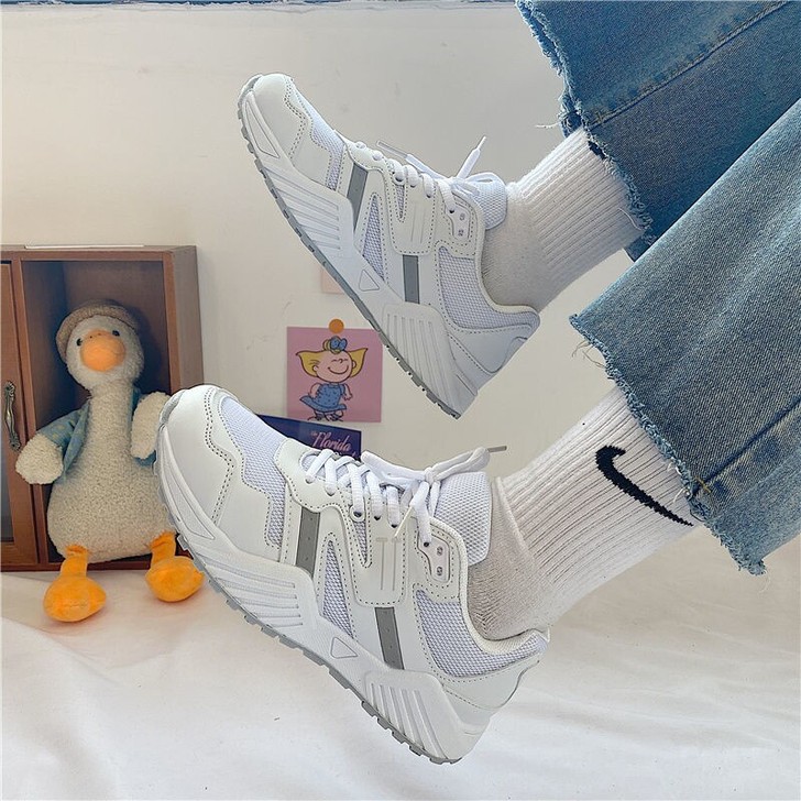 易少年 chic日系学生跑鞋百搭街拍运动鞋休闲鞋潮ins超火