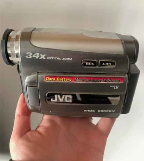 JVC录像带摄影机dv机 收拾柜子发现的 ...