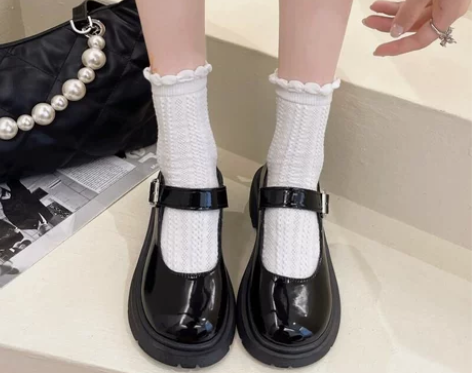 蝴蝶结玛丽珍鞋女2022夏季新款小众设计感...