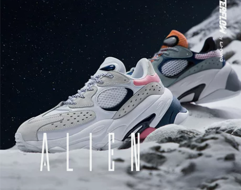 ?李宁源系列纽约时装周走秀同款ALIEN休...