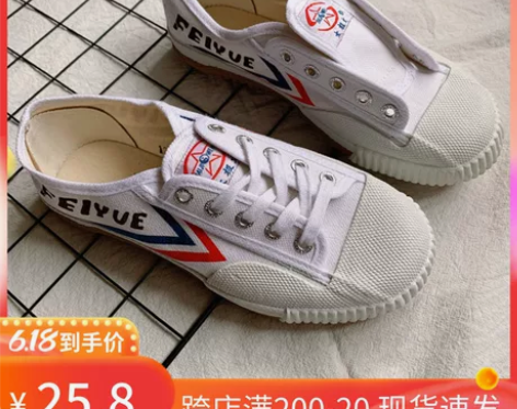 飞跃帆布鞋武术鞋学生太极文运动鞋田径跑步鞋...
